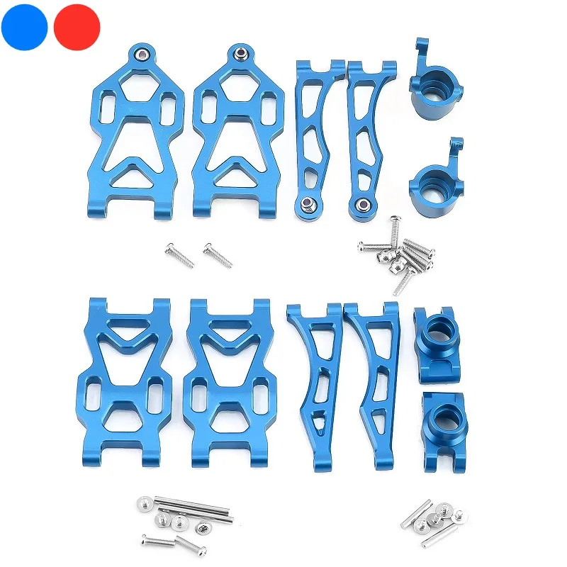 Metalowy kubek sterujący z przednim i tylnym ramieniem dla 16101 16102 16103 16106 16201 JJRC Q130A Q130B Q141 Q117 1/16 części do ulepszenia