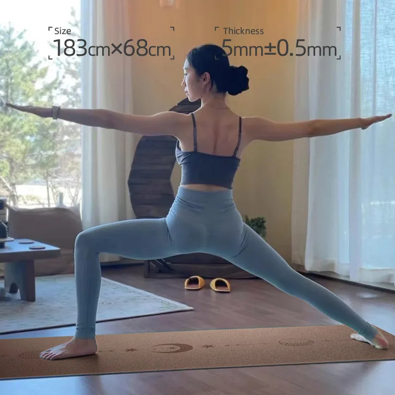 coconut fiber, frosted natural rubber non-slip sweat-absorbing yoga mat, available in sports and fitness home shops