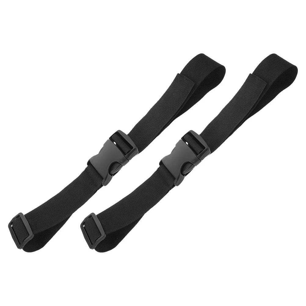 

2pcs Luggage Straps Adjustable Buckle High-Strength Tension Rope For Suitcase Backpack Fanny Pack Travel Belt Extender Camping