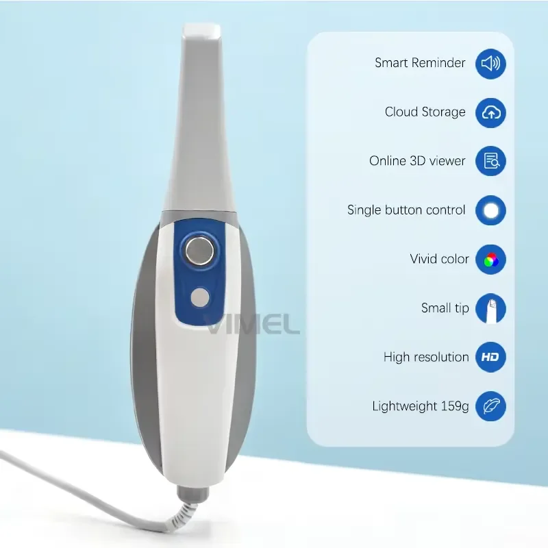 Intraoral Scanner Wired AI Real Color With Free Software Multi Language Faster Smart Intra Oral 3D Scanner