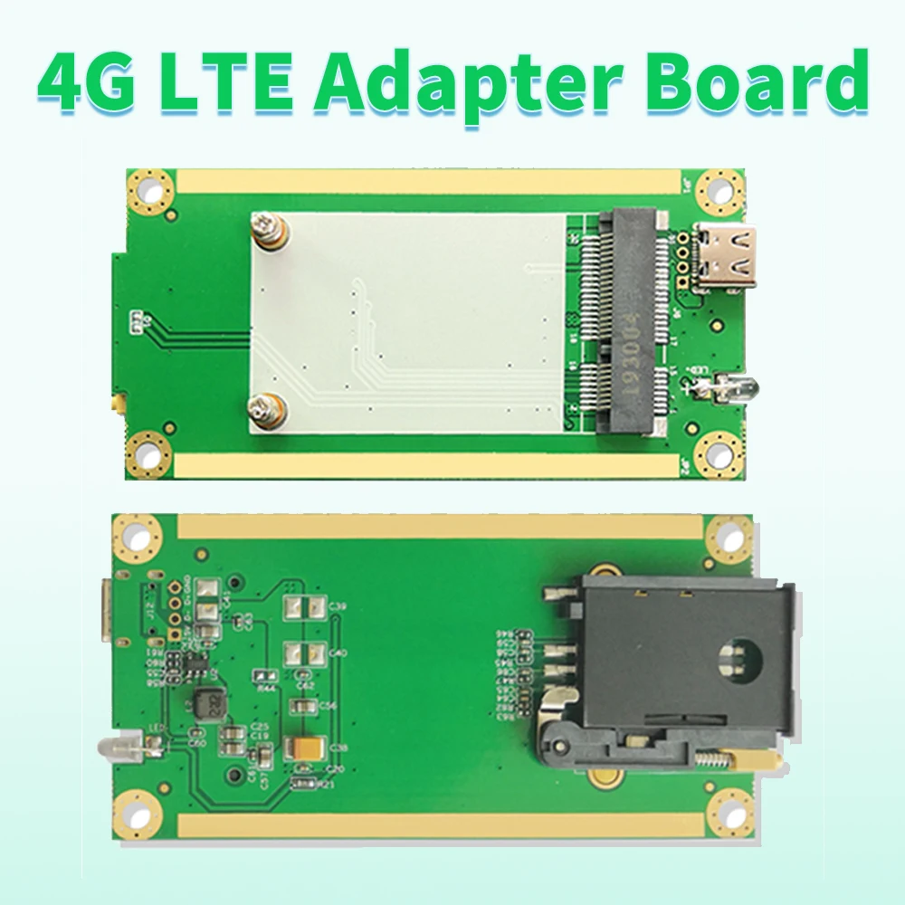 

4G LTE Industrial Mini PCIe к USB-адаптеру (Type-C USB3.1) со слотом для SIM-карты Type-C к USB-кабелю для беспроводного модуля WWAN/LTE 3G/4G