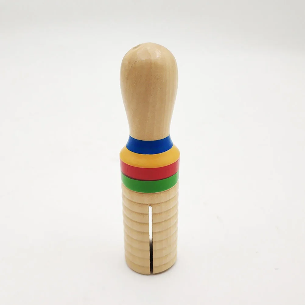 

2pcs Wooden Scraper Kids Musical Instruments Toy Baby Children Toys Tambourine Mini Sound Tube Percussion Set Bright Colors