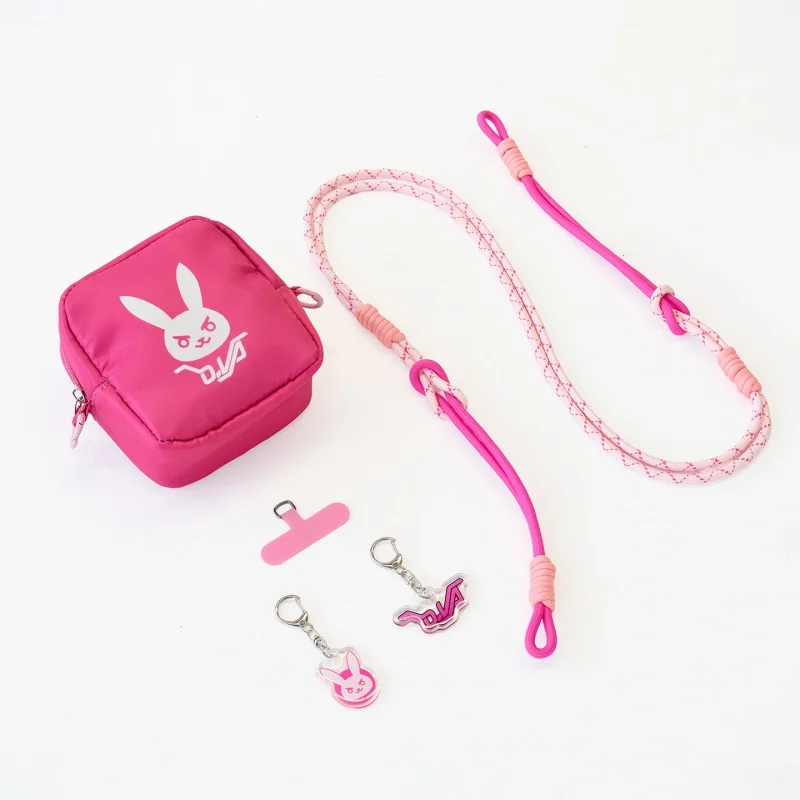 Authentic New D.Va Kiriko Multi‑Function Mini Sling Bag Lanyard Storage Pouch Coin Purse Shoulder Bag Collectible Present Gift view 6