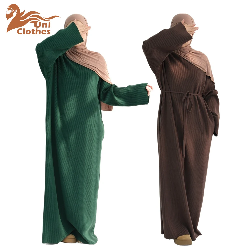 UNI Ramadan abaya for women Abayas african dress muslim women dresses saudi long dresses with sleeves dubai ramadan kebaya