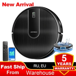 Robot Vacuum Cleaner & Wet Mop Combo LIECTROUX N7S-U,Smart Mapping,WiFi App,4KPa,Brushless Motor,Ideal for Pet Hair,Carpet,Floor