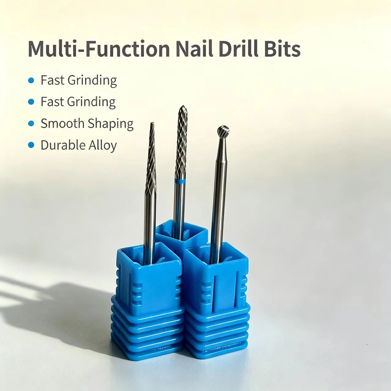1/3Pcs Carbide Nail Drill Bits Set, Professional Cuticle Cleaner Bit for Dead Skin, Nail Gap Cleaning, Rhinestone Removing