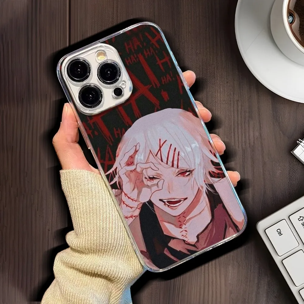 Anime JUUZOU SUZUYA Tokyo Ghouls Phone Case For Iphone16 15 11 13 14 Pro Max Plus X Xr Xs Max Se2020 12mini Cover Case