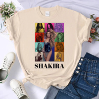 Shakira top tees women Pastel Comfortable harajuku Grunge Pop Culture top tees Grunge Graphic Pop Culture aesthetic streetwear