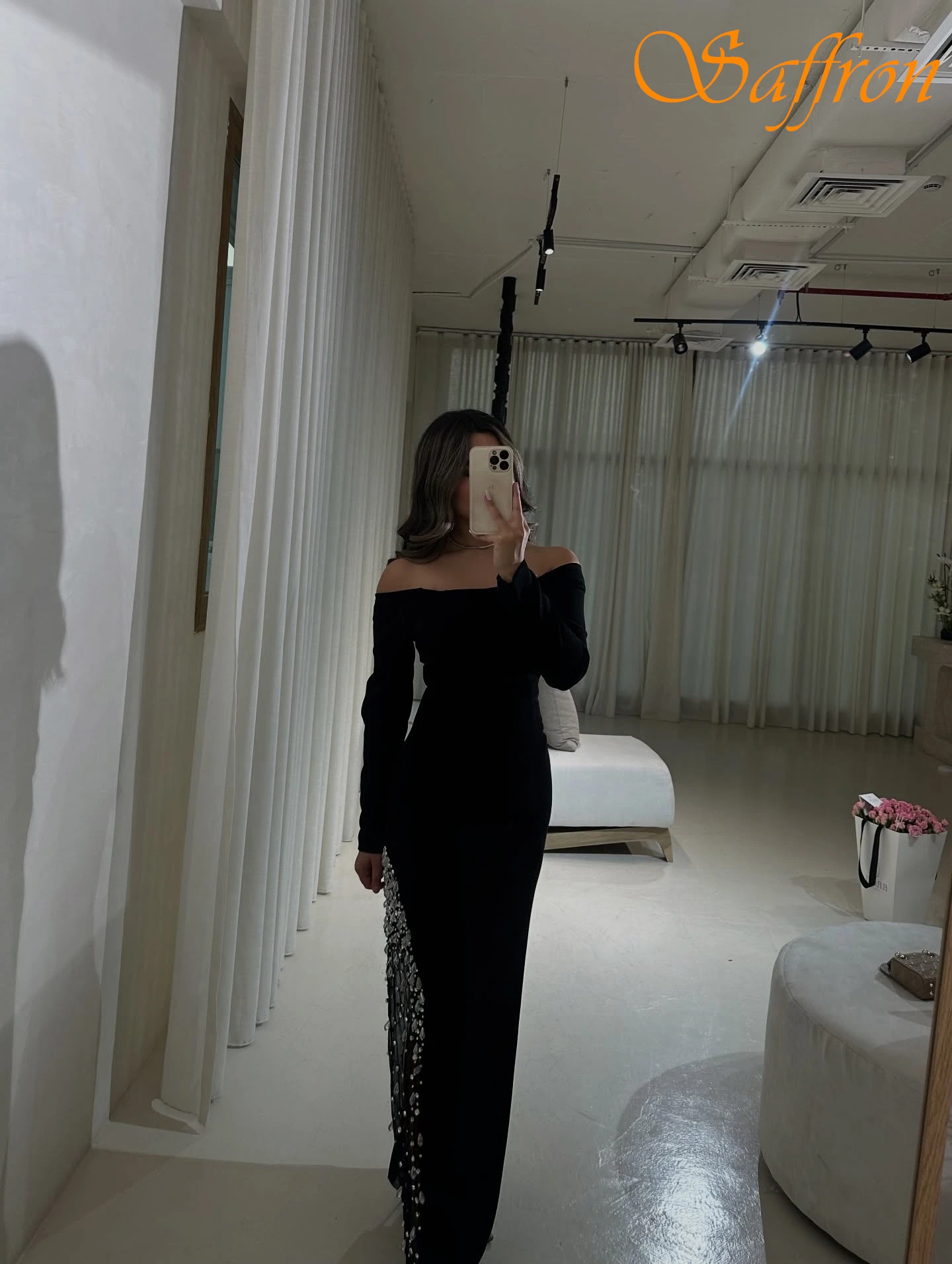 

Вечернее платье с прямым вырезом лодочкой и длинными рукавами по индивидуальному заказу, элегантное темпераментное платье знаменитостей, высокое качество, платья на заказ