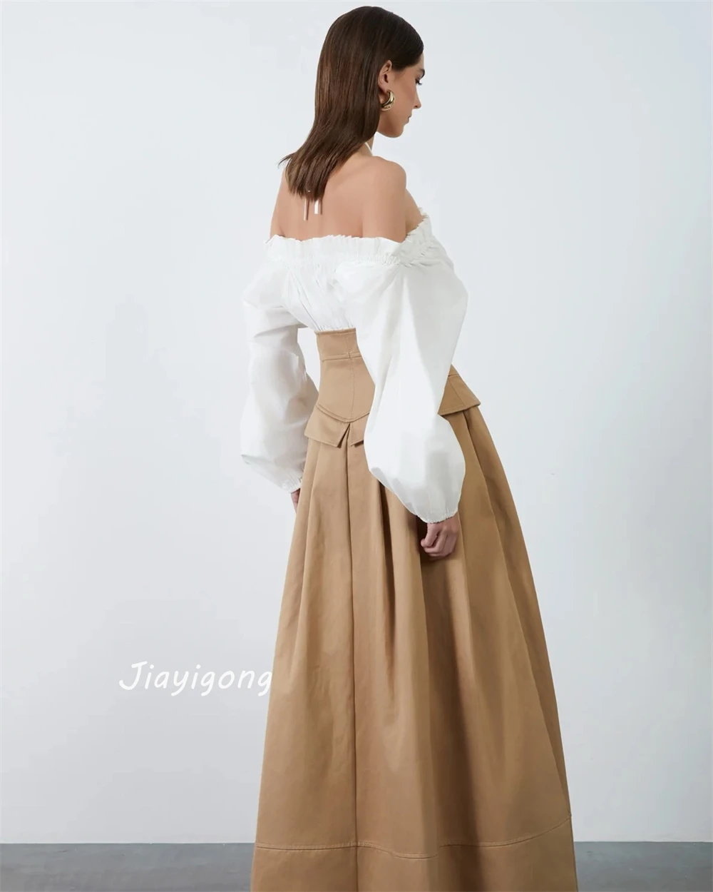 Customized Prom Jiayigong Modern Style Halter Gown Beading Draped S Bespoke Occasion Dresses