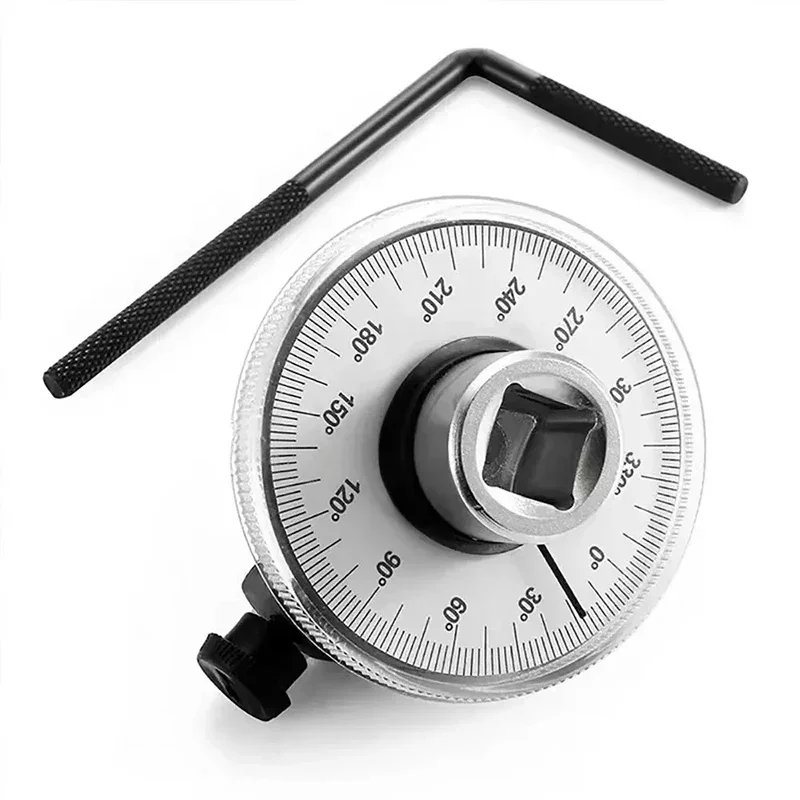 Car Torque Wrench Torquemeter Dial Garage Calibrated In Degrees Auto Torque Gauge Repairing Tool