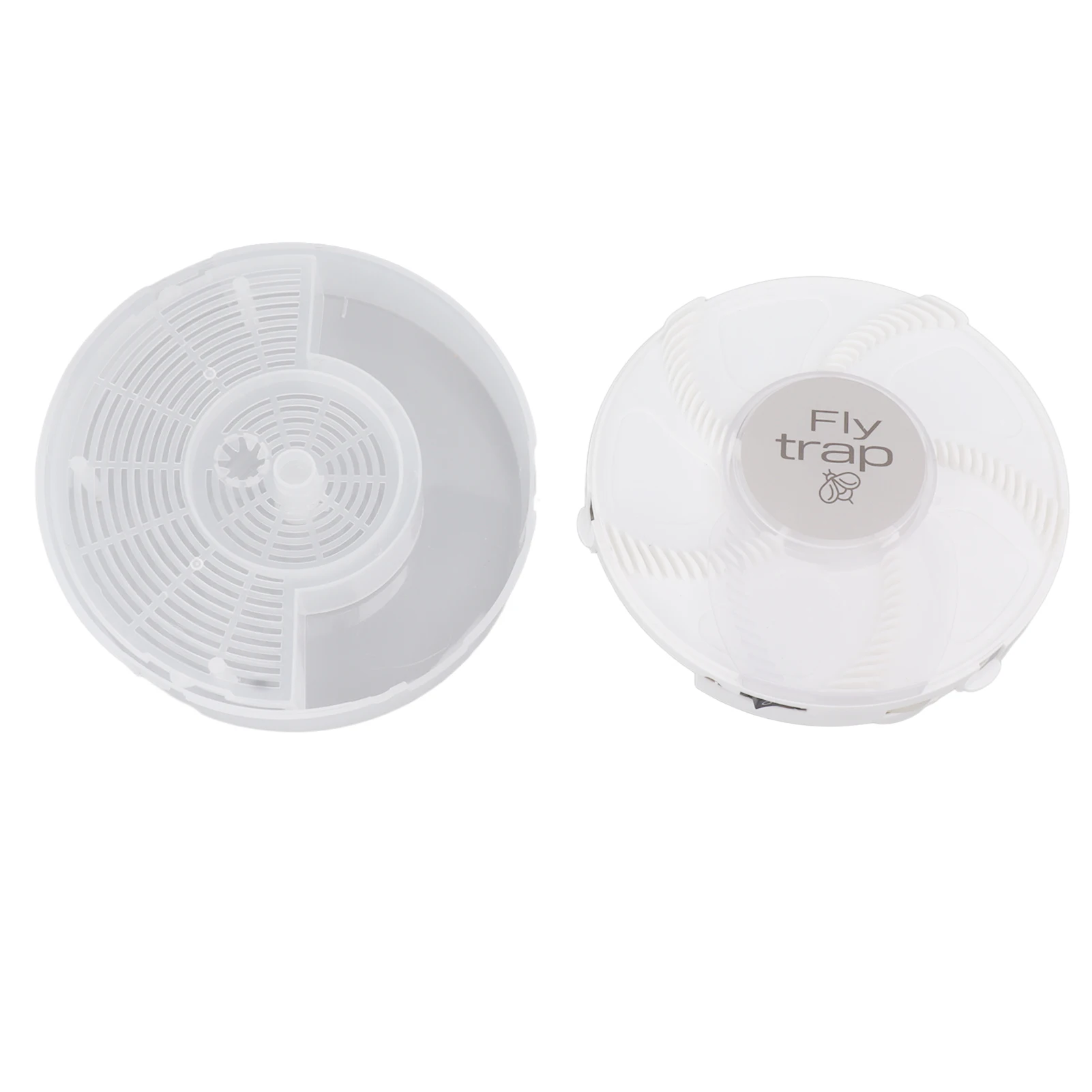 Trampa eléctrica para moscas, dispositivo de operación silenciosa eficiente, trampa para plagas, extraíble, larga espera, carga USB, giratoria de 360 ° para cocinas