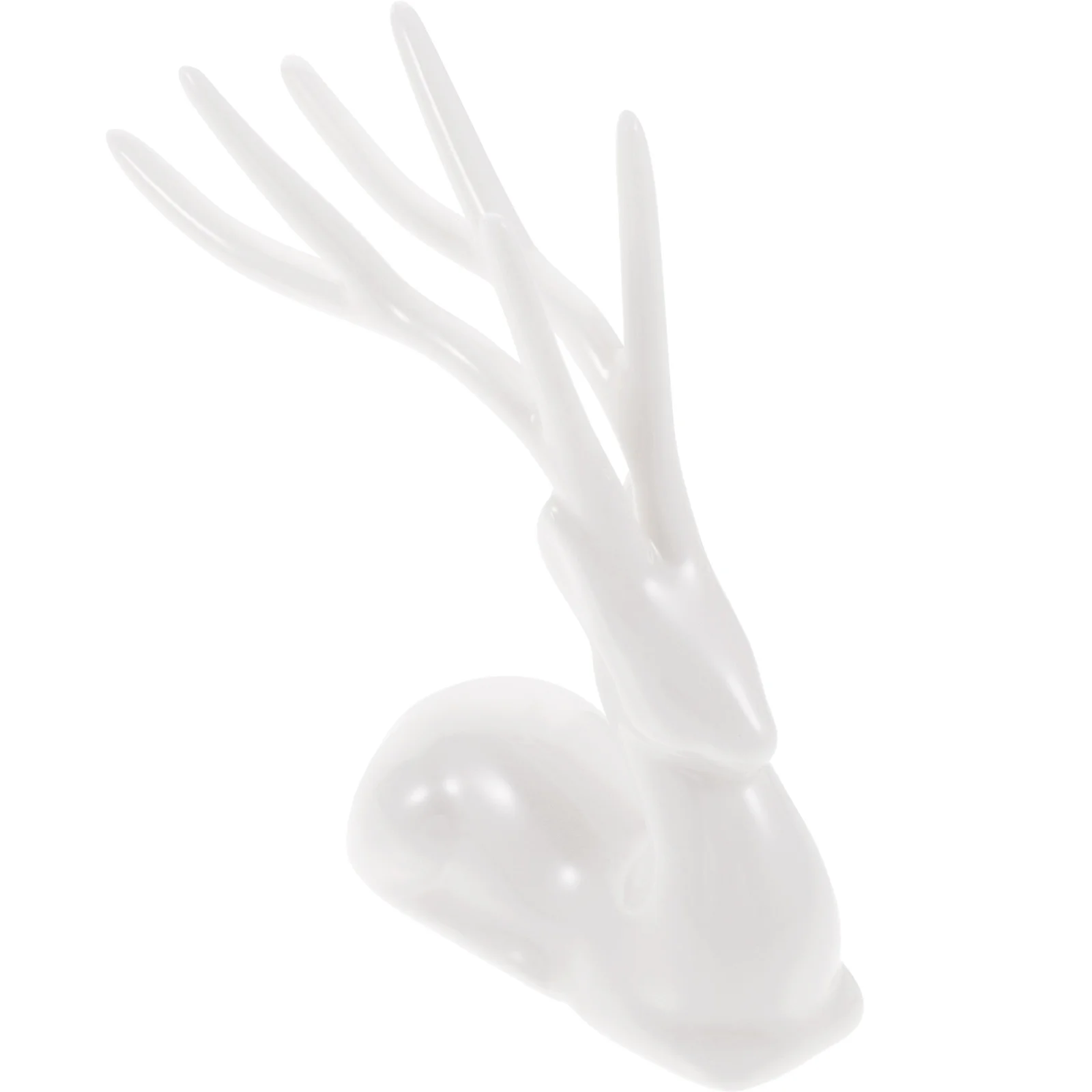 

Ceramic Elk Sculpture High Class Material Fine Workmanship Exquisite Appearance Desk Display Christmas Reindeer Decorations