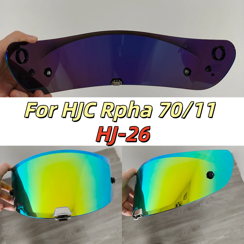 HJ-26 Motorcycle Helmet Visors for HJC HJ26 Rpha11 & Rpha70 Para Moto Casco Visera Capacete WindShield Dustproof Anti-Uv Glasses