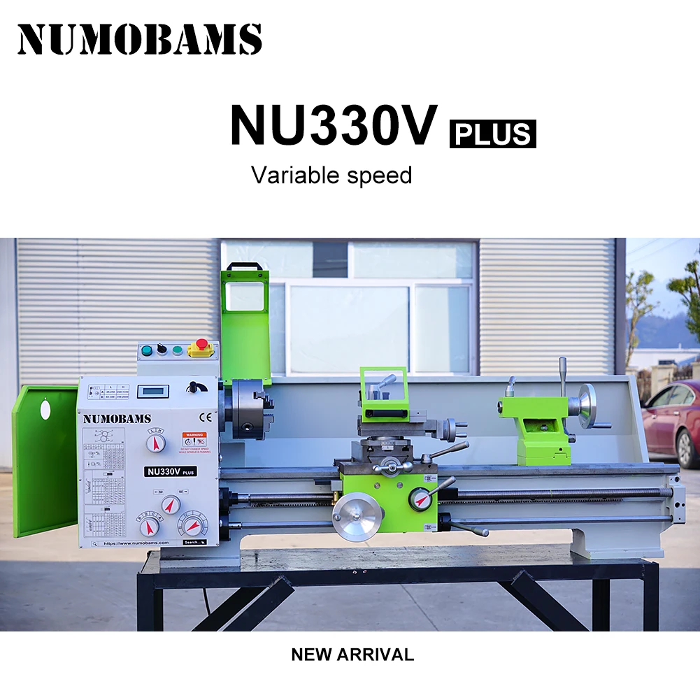 NUMOBAMS NU330V Plus 1500W Motor with 160mm Chuck 915*330mm DIY Metal Lathe Machine