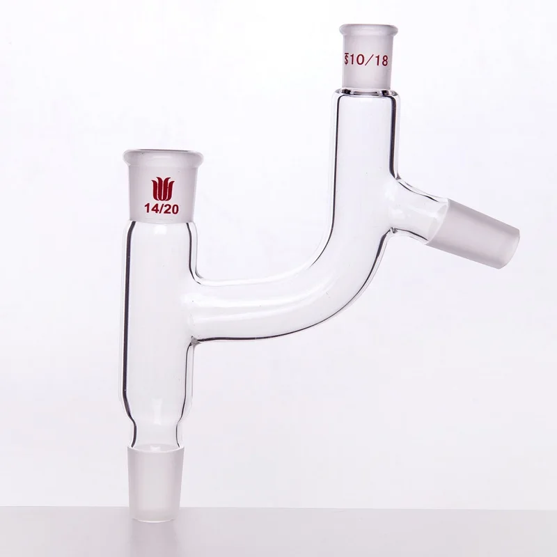 

SYNTHWARE Fractionation head, Upper right joint 10/18, Ohter joints 14/20 19/22 24/40, Borosilicate glass, A36