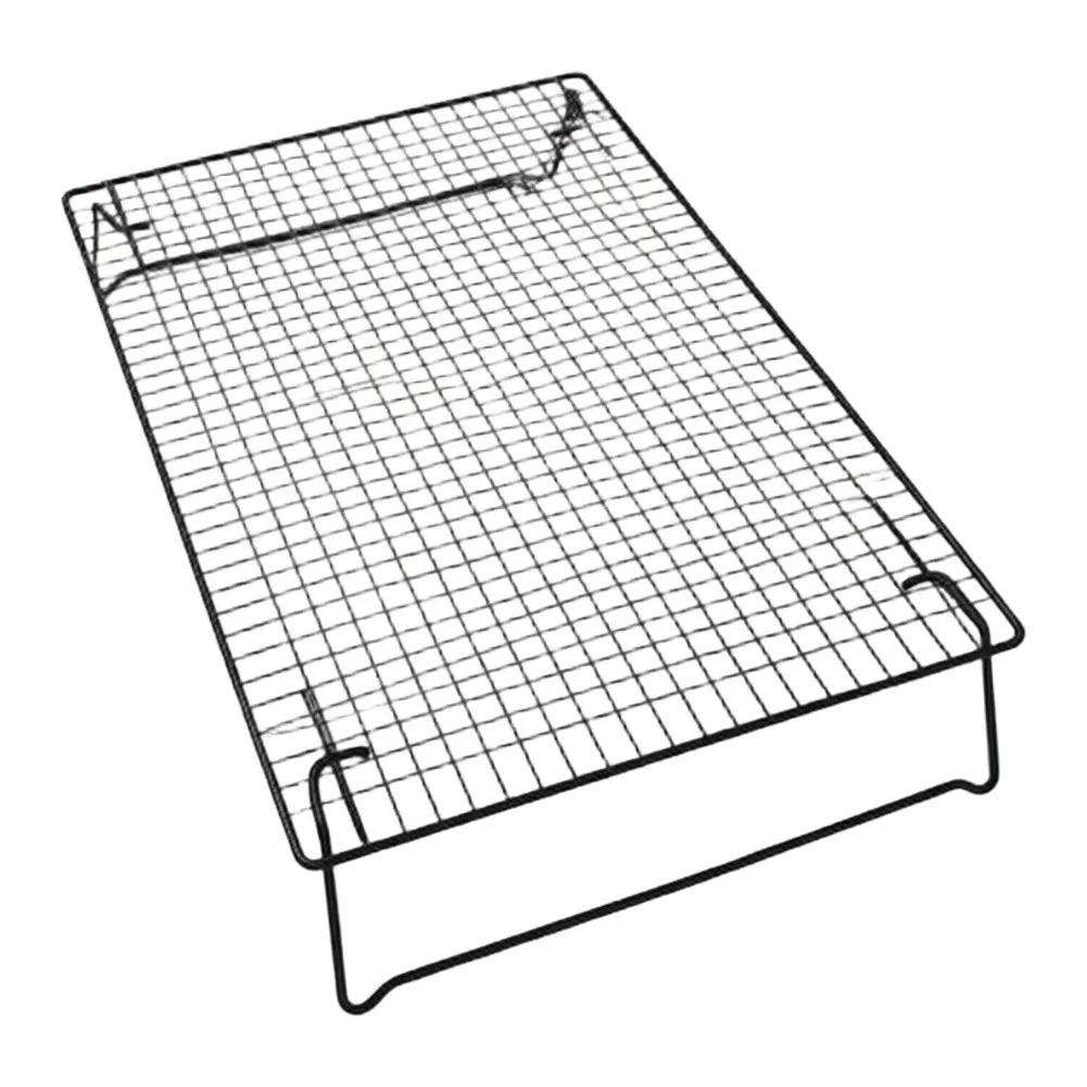 Space Saving Foldable Cooling Rack for Home Use Thickened Wire Frame Food Safe Coating Dishwasher Safe Space Saving