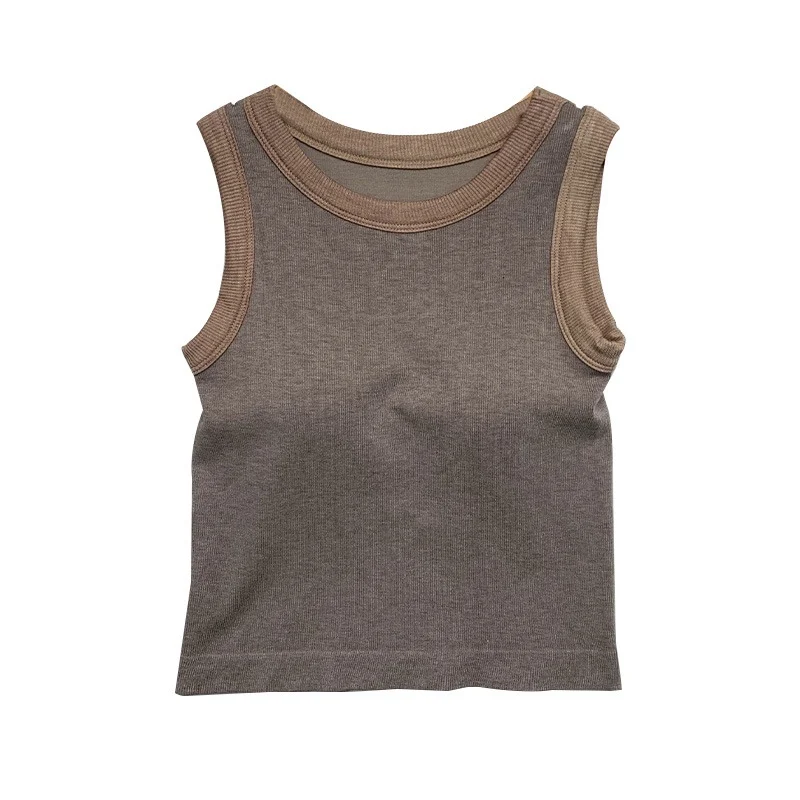 얇은 스트랩 브라 여성 여름 아우터웨어 내장형 가슴 패드 원피스 브라 베이스 레이어 이너 매치 튜브탑 언더웨어