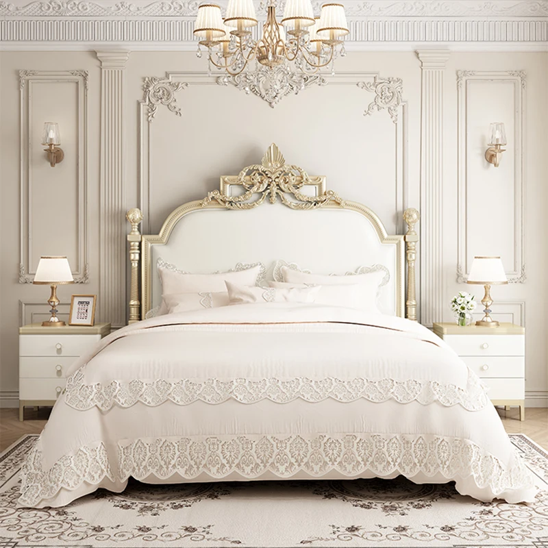 

European Design Massage Bed Bedroom Luxury Double Modern Sofa Castle Bed Princess Sleeping Letto Matrimoniale Home Furniture