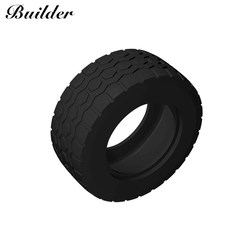 

Little Builder 15413/56145 Wheel Tyre 49.5x20mm Building Blocks DIY Assembly MOC Compatible Toys Technological Automobile 1pcs