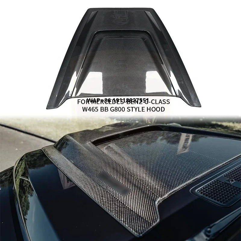 New Arrival Dry Carbon Fiber Front Engine Hood Cover for  G Class W465 2025 Brabs Style Car Engine Bonnet Hood