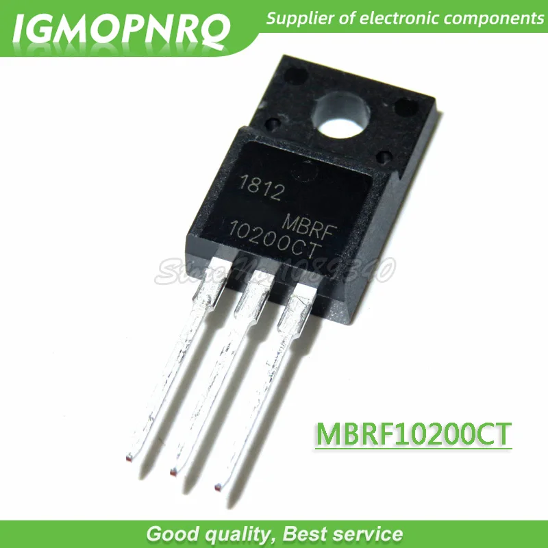 10pcs MBRF10200CT TO-220F 10200CT TO-220 MBRF10200 TO220F  IGMOPNRQ