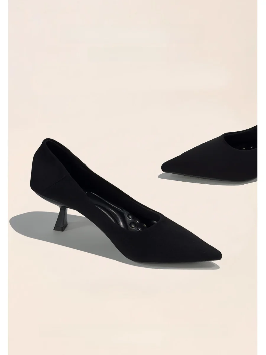 ele-simple-bla-commuter-profional-women's-slip-on-high-heels-work-daily-versatile-thin-heel-faionable-oes