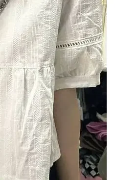 

Peter Pan Collar New Thin Minority Crop Top Unique Western Short Slim Shirts French Exquisite All-match New Blouses