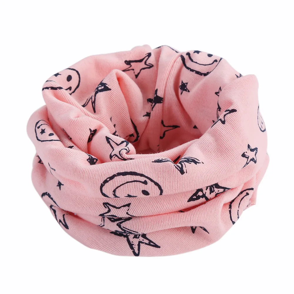 Children Warm Cotton Scarf O Neck Tube Scarf Baby Reusable Dustproof Cover Face Mask Shawl Winter Neckerchief Boys Girls Collar