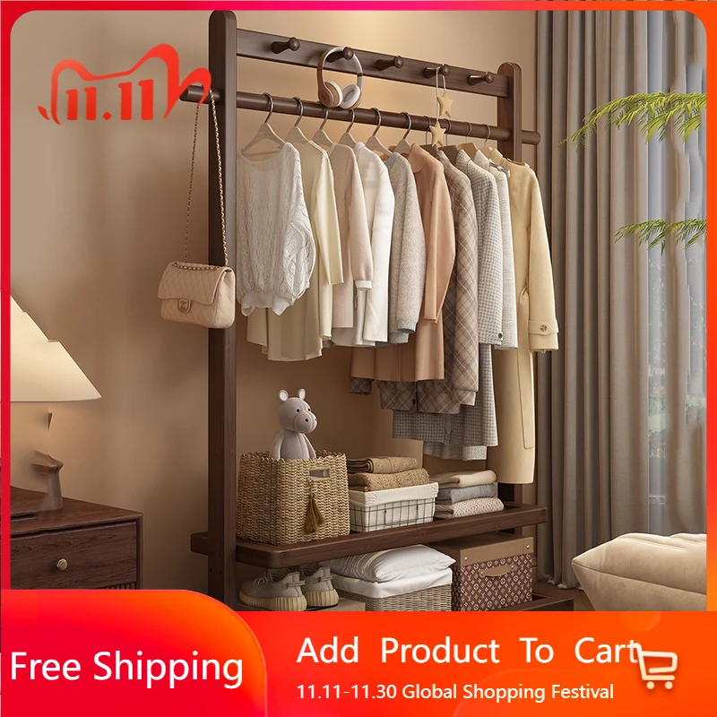 رفوف معطف معلقة لغرفة النوم، تخزين الملابس الدائمة، منظم موفر للمساحة، رفوف معطف فاخرة مفتوحة، أثاث عصري من Perchero