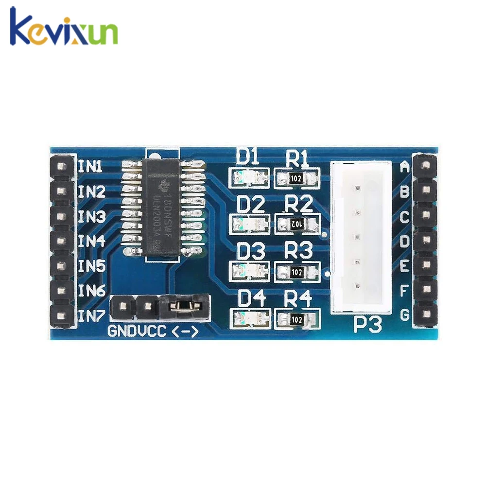 Płytka sterownika silnika krokowego ULB2003 5V DC dla 8BYJ-48 28BYJ-48 4-fazowych projektów robotów DIY z kontrolą ULN2003 PIC MCU — zdjęcie produktu 5