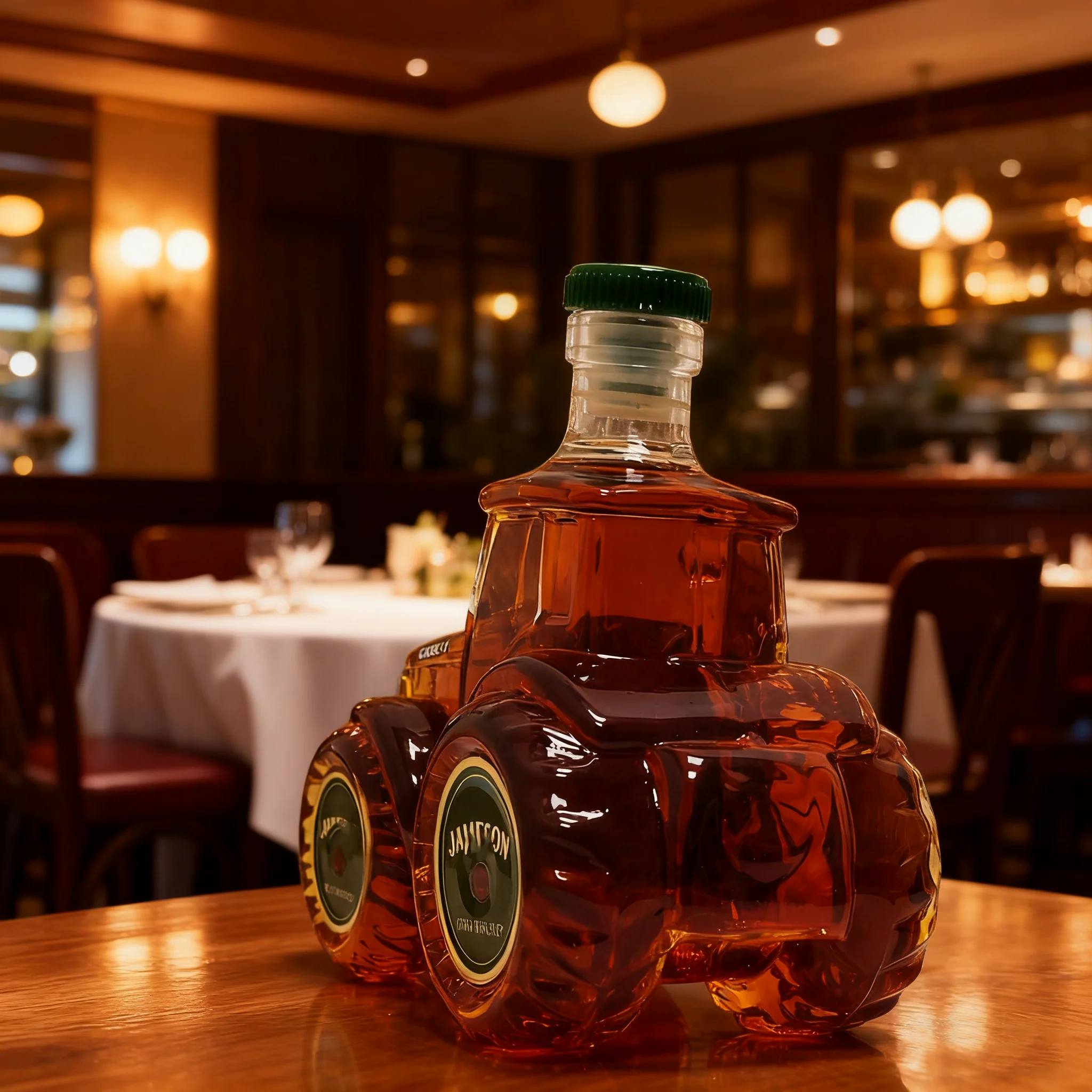 حافظة IH إصدار جامعي زجاجة ويسكي Farmall 100th الذكرى زجاجة ويسكي حافظة IH جامع طبعة ويسكي الدورق