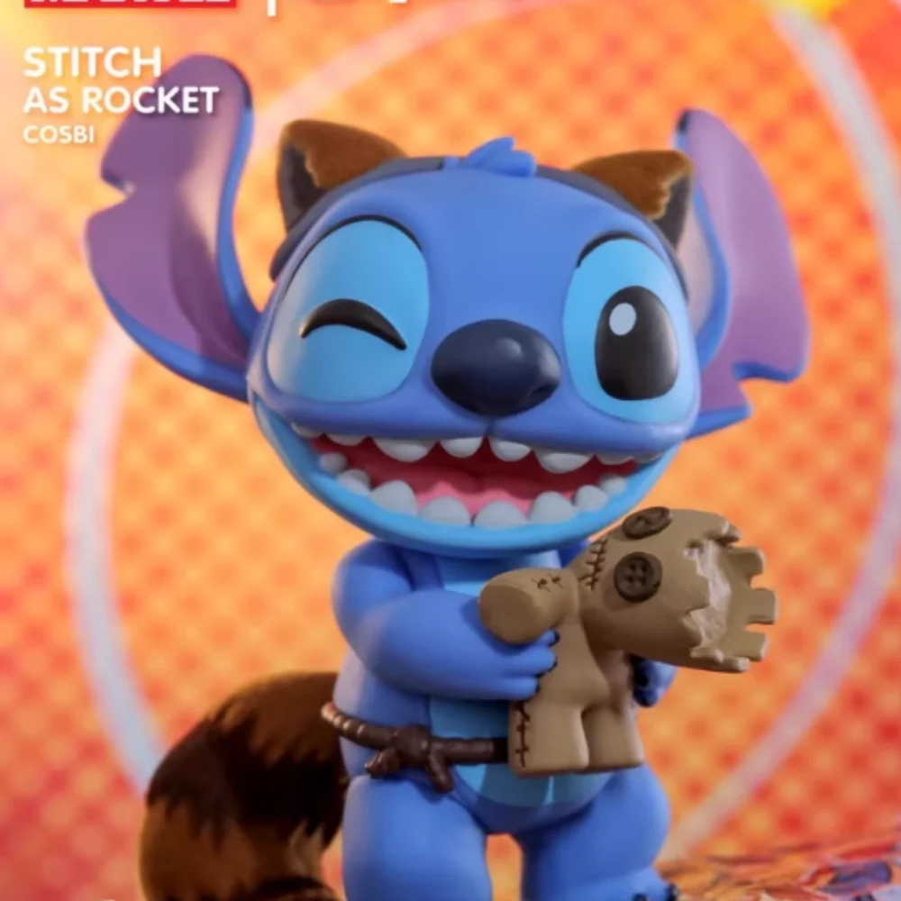 2025 New Stitch เช่น Avengers Ironman Thor Loki กล่องตาบอดอะนิเมะ Mystery กล่องของขวัญตุ๊กตา