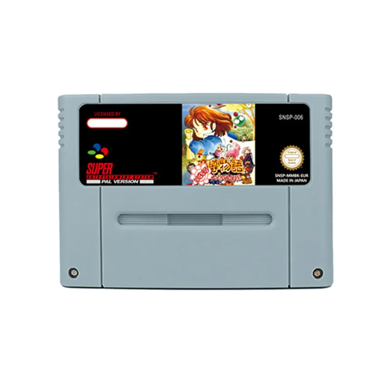 Madou Monogatari - Big Kindergarten Kids RPG Game for USA EUR Version SNES 16 Bit Retro Cart Children Gift