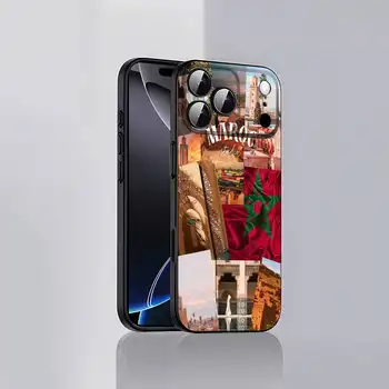 Pouzdro na telefon s marockou vlajkou a cestovním pasem pro iPhone 17, 16, 15, 14, 13, 12, Pro, Max, Plus, E, SE4, Air, Mini, černé 8 nejlepší prodej Pouzdro na iPhone Maroko - №7