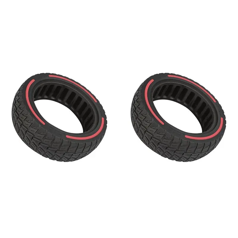 

2Pcs 8.5 X 2.5 Solid Tire Electric Scooter Wear-Resistant Off-Road Tyres For Dualtron Mini&Speedway Leger (Pro) -D-AT20