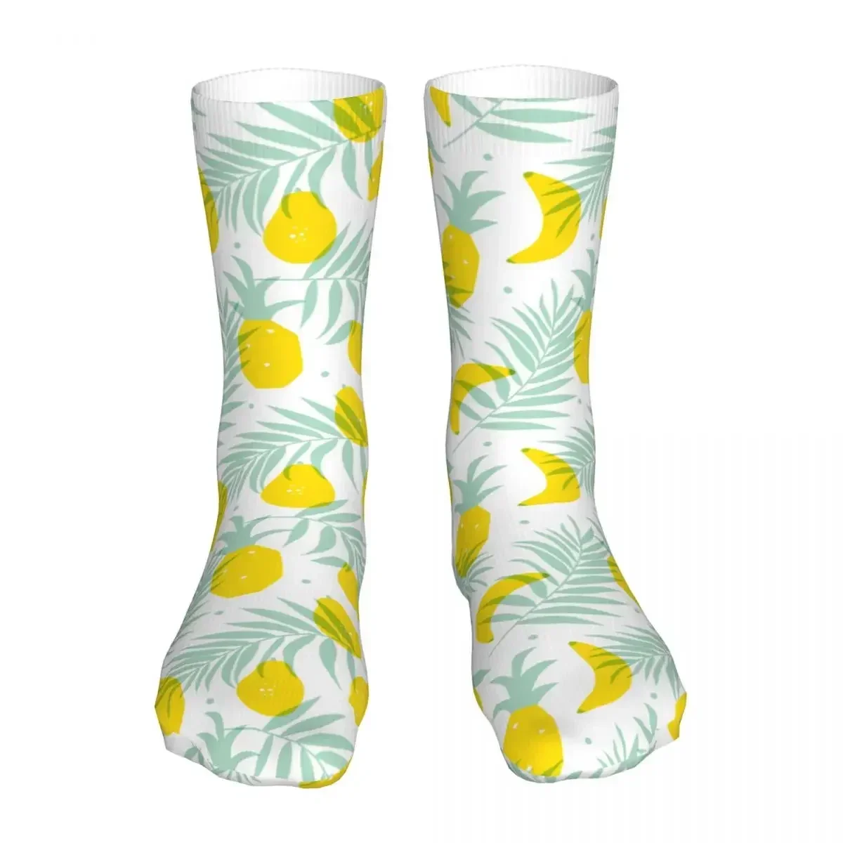 New Socks Male Mens Women Casual Lemon Banana Fruit  Skateboard  Spring Summer Autumn Winter