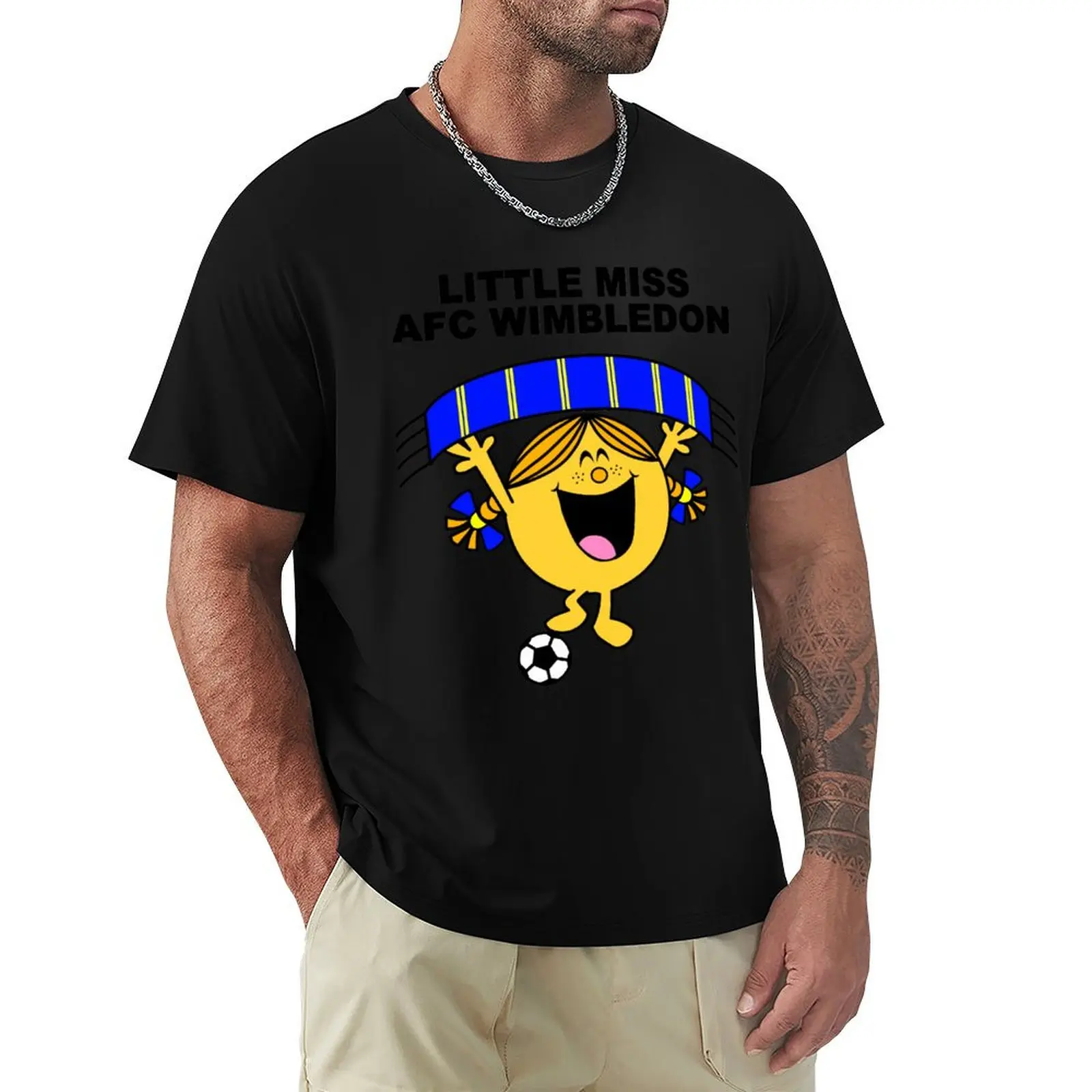 

Little Miss AFC Wimbledon T-Shirt oversized animal prinfor boys new gifts and t-shirts graphics tshirts for men