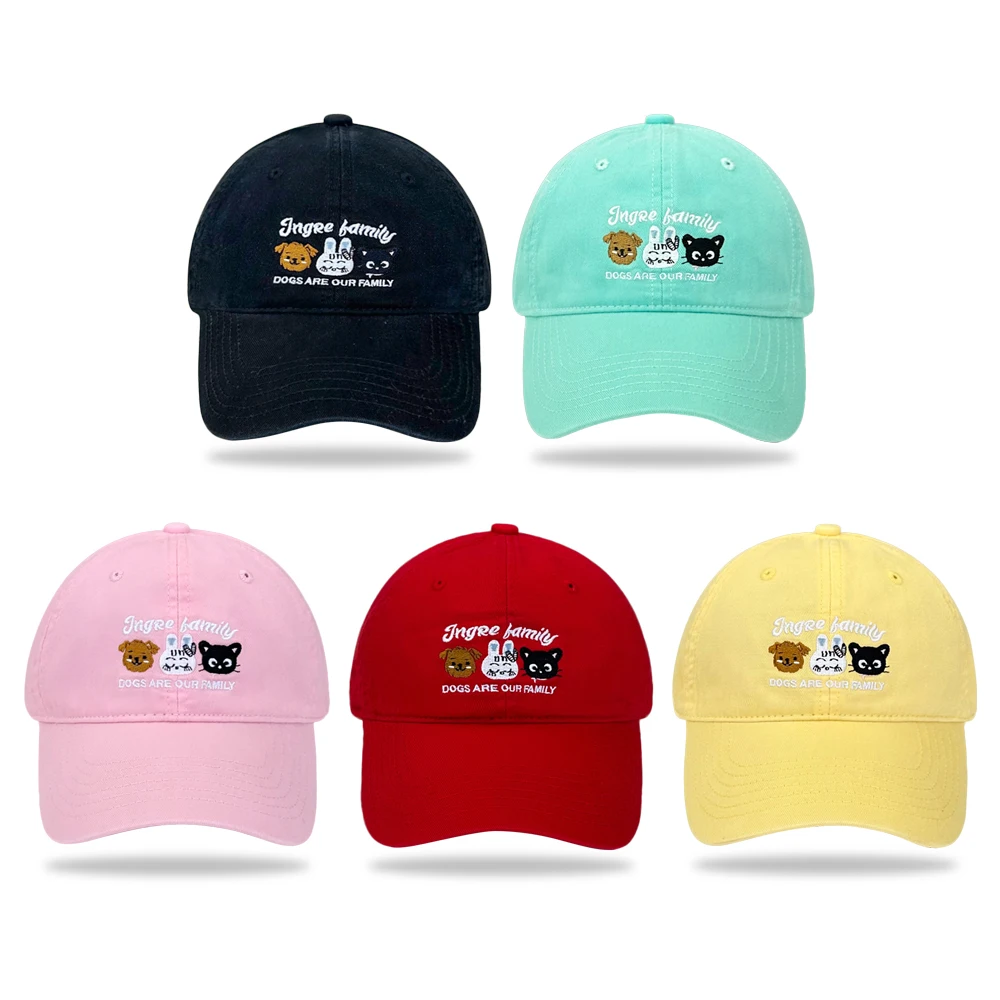 หมวกเบสบอลปักตัวอักษรผ้าฝ้ายนุ่มสำหรับผู้หญิงและผู้ชายหมวกปีกโค้งกีฬากลางแจ้งแบบลำลองหมวกฮิปฮอปพ่อใช้ได้ทั้งชายและหญิง