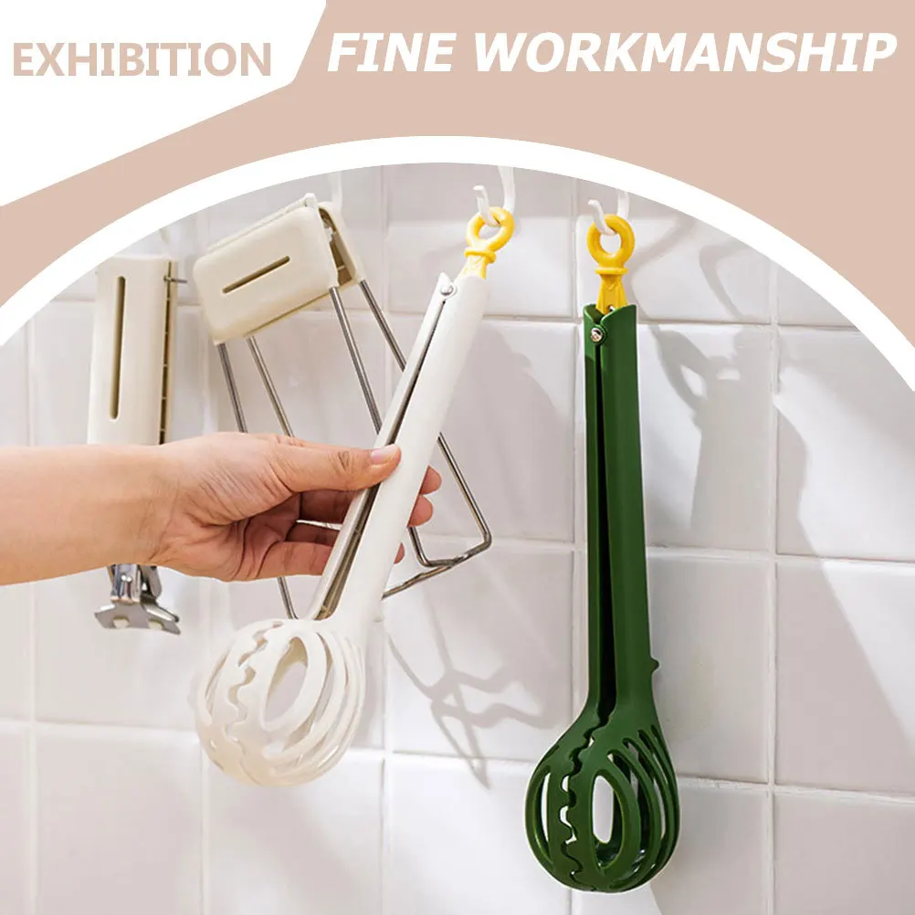 

Cooking Noodles Tong Long Handle Whisk Multipurpose Bread Clamp For Eggs Syrup Salad Boiled Food Kitchen Tongs Utensil