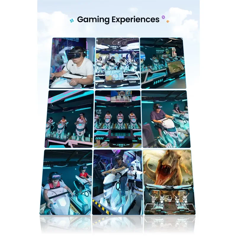 FuninVR Virtual Reality Simulator Price Vr Arcade Game Machine Dark mars Seats 9d VR Simulator