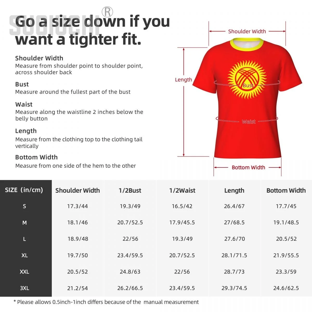 Tight Sports T-shirt Kyrgyzstan Flag Kyrgyzstanis 3D For Men Women Tees jersey Clothes Soccer Football Fans Patriotic T shirt view 6