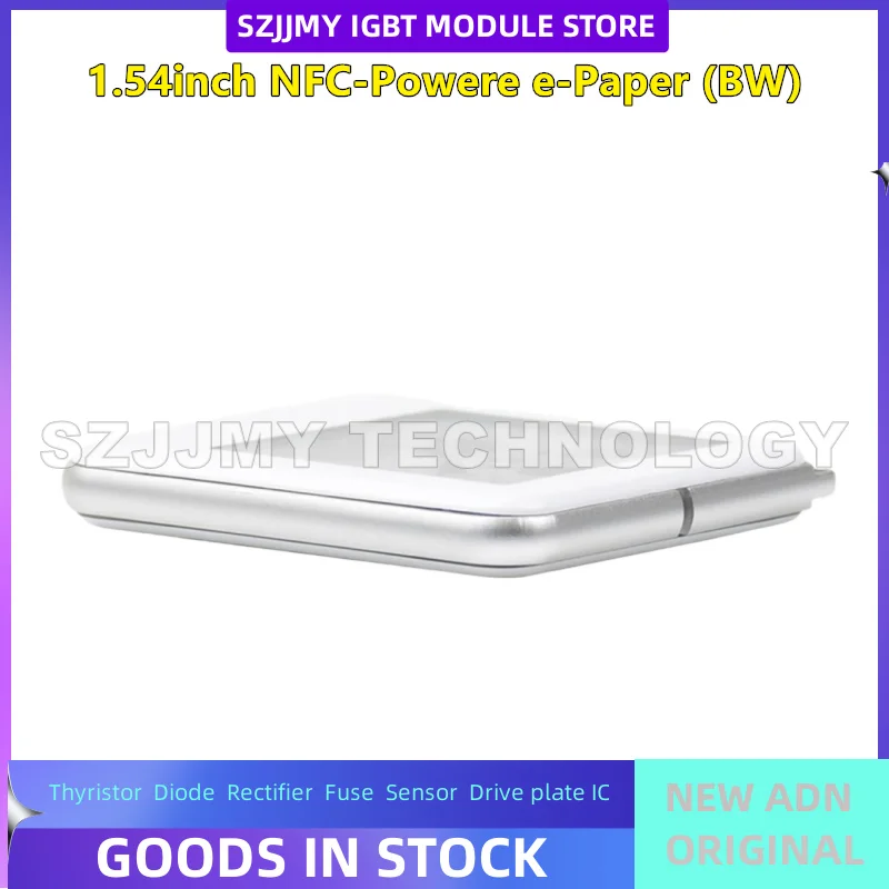 1.54-inch electronic ink screen passive NFC electronic tag screen red black and white wireless transmission brush image