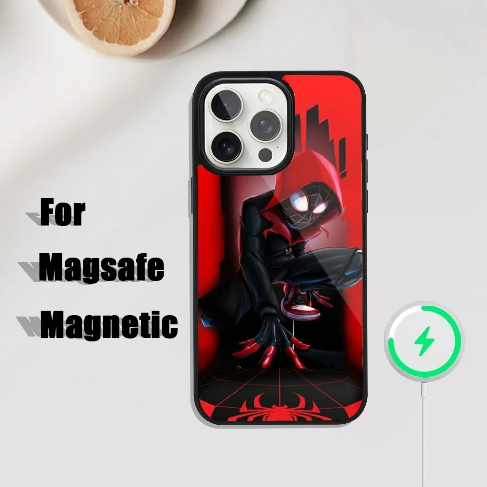 SpiderGuy Cool Super Hero Phone Case For iPhone 16,15,14,13,12,11,Plus,Pro,Max Mini Magsafe Magnetic Wireless Charging