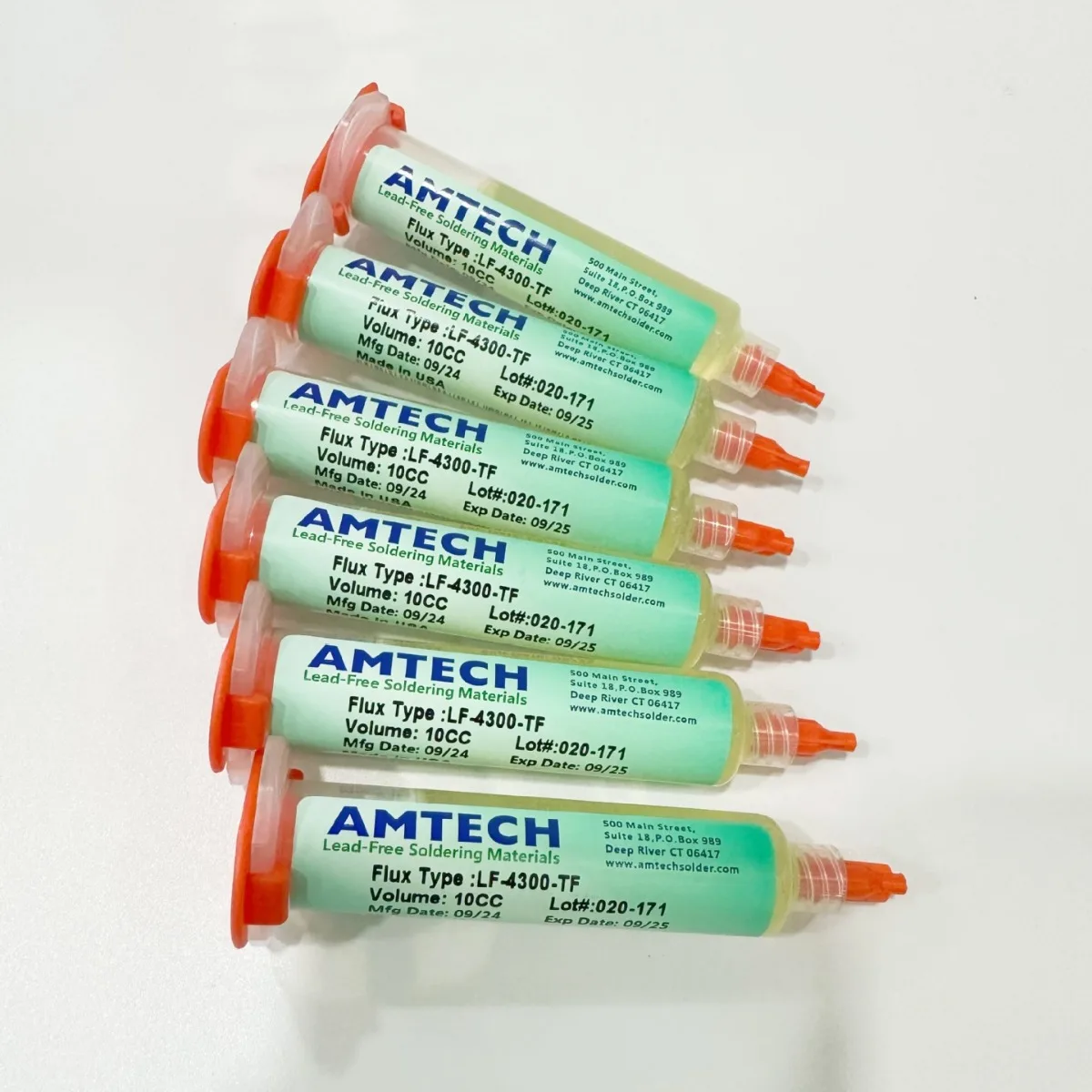 Флюс AMTECH LF-4300-TF 10g Solder Flux for Electronics Soldering, No Clean Soldering Flux Paste