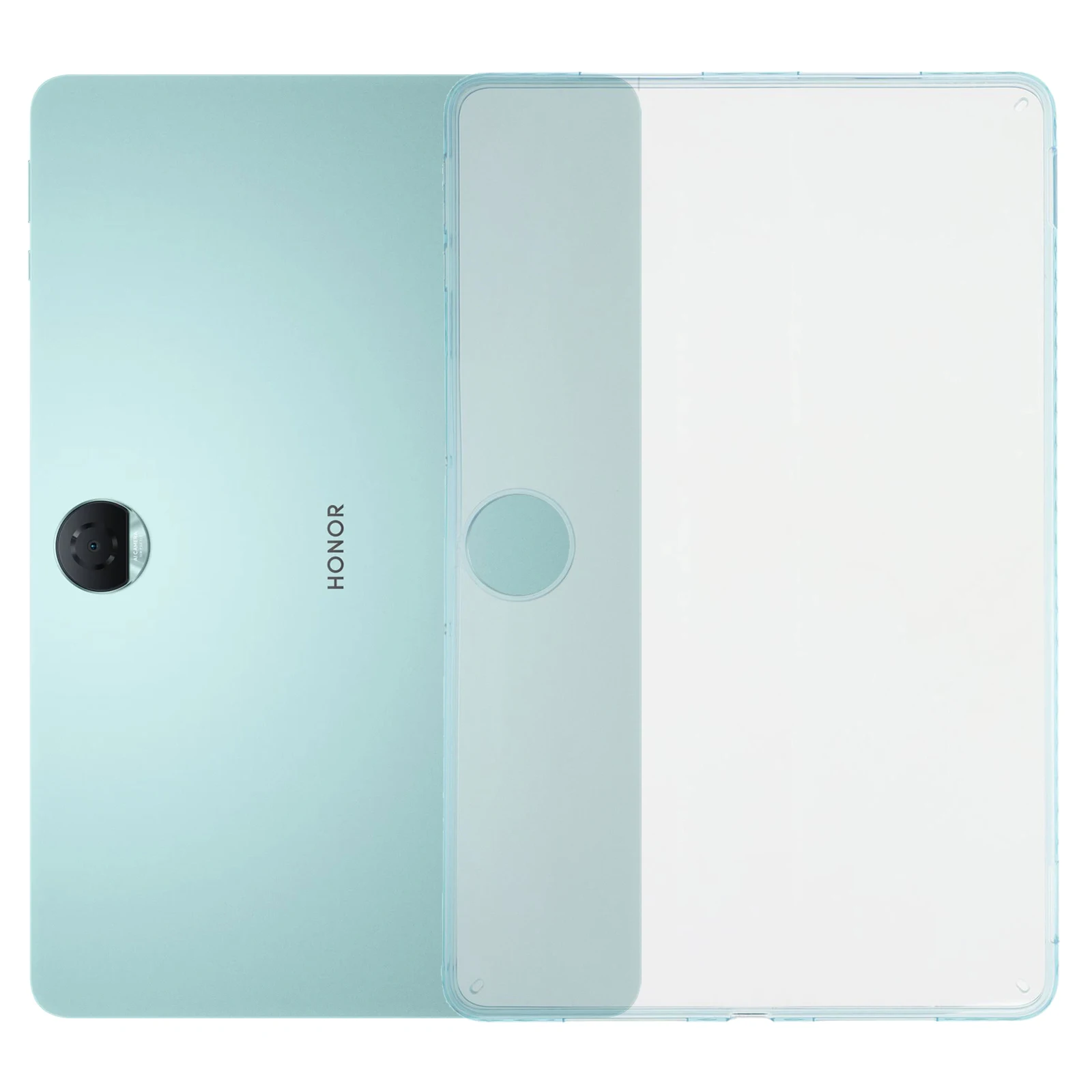 

For Honor Pad 9 Case Flexible TPU + Acrylic Tablet Shockproof Protective Cover - Baby Blue
