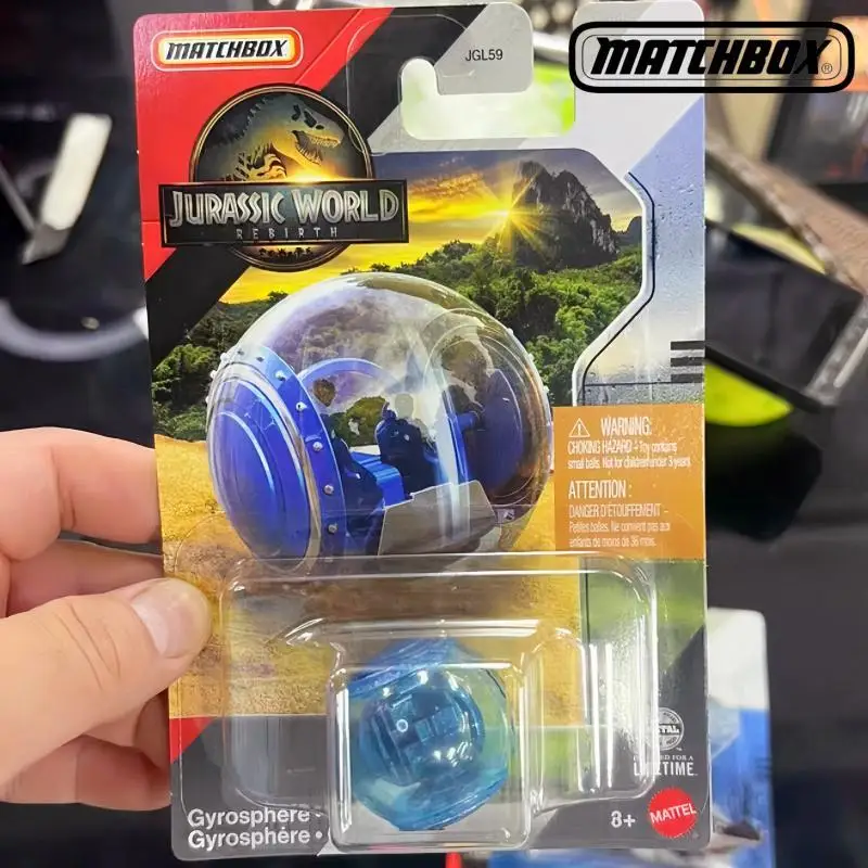 

Matchbox Car Jurassic World Rebirth Boy Toy 1:64 Diecast Mercedes Benz Ford Explorer Jeep Wrangler Gyrosphere Model Car Boy Gift
