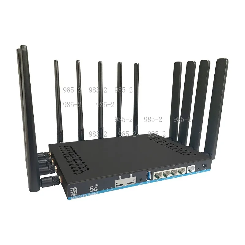 Industrial Grade Dual SIM 5G Router, Gigabit High Performance WiFi6 Wireless Router with Strong Signal Penetration