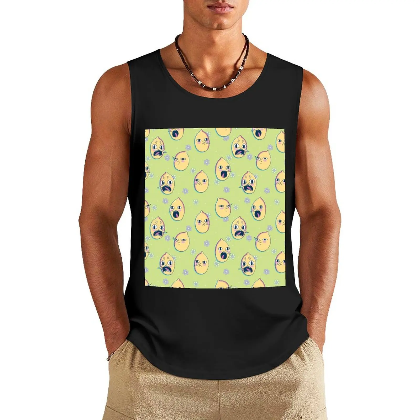 Earl of Lemongrab (Adventure Time) Tank Top Men's sleeveless Men's gym t-shirt singlets for men summer clothes men 2025