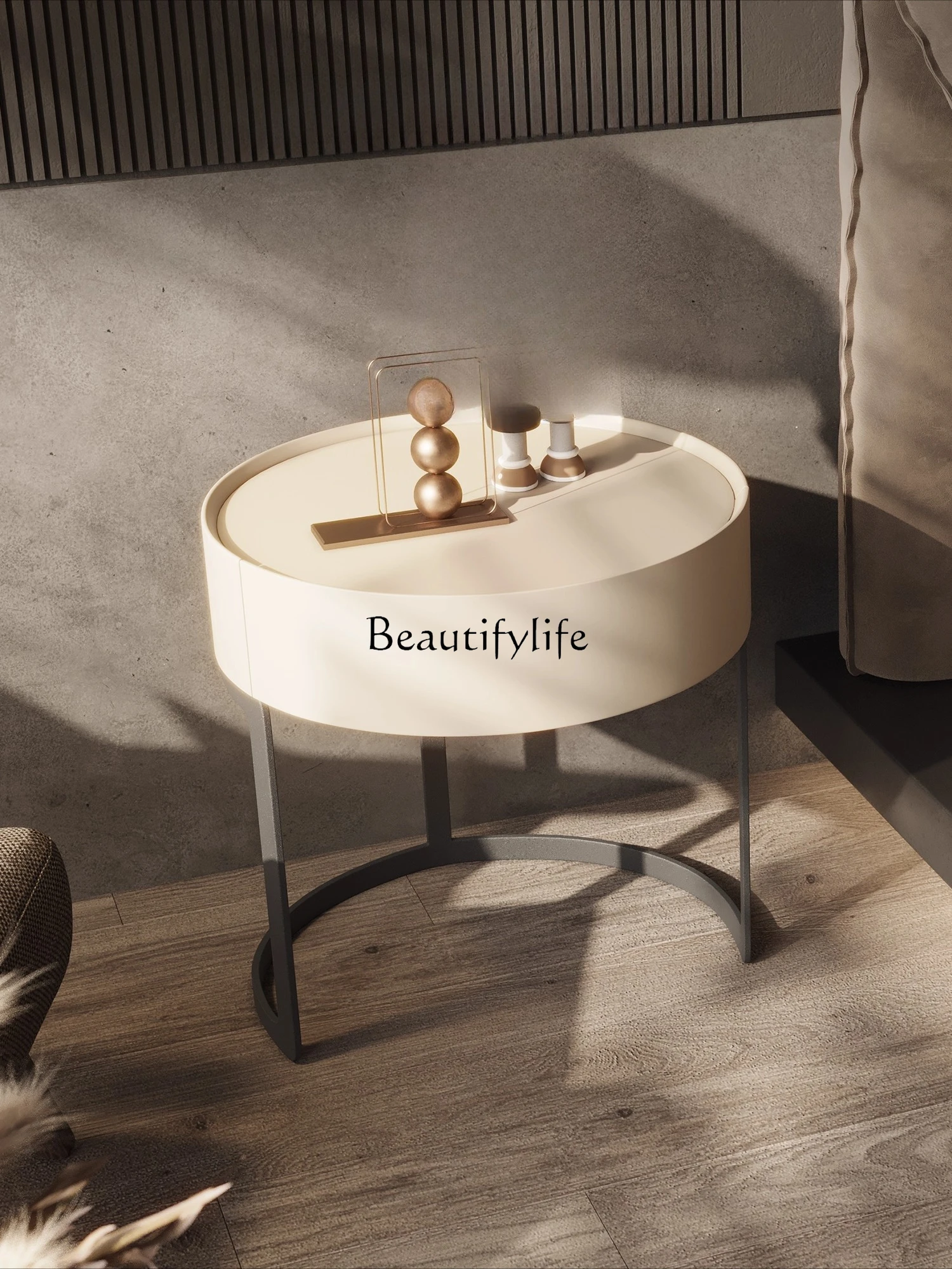 

Bedside table modern minimalist style bedside storage cabinet